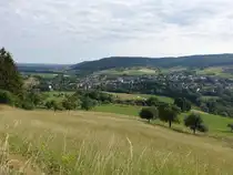 Ausblick auf Holsthum in der Südeifel (22.06.2022)
