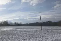 29. November 2023 Winterlandschaft bei Goslar an der Nordharzstrecke.