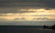 Abendstimmumg �ber dem Genfersee am 13.06.2008.