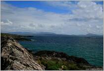 K�ste am Ring of Kerry mit Blick auf die Beara Halbinsel.