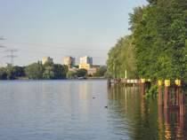 Blick ber die Spree von der Insel,
JULI 2008