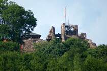 Blick zur Burgruine Hohnstein 26.07.2008
