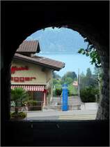 Wenn man am Bahnhof in Spiez ankommt, hat man sofort den Durchblick.
28.07.08 (Jeanny)