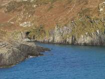 Blick auf die Felsen am Antlantik