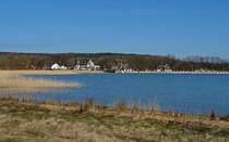 Blick auf Kloster, Mrz 2008