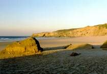 ALJEZUR, 18.11.1998, Praia do Monte Clérigo -- Foto eingescannt
