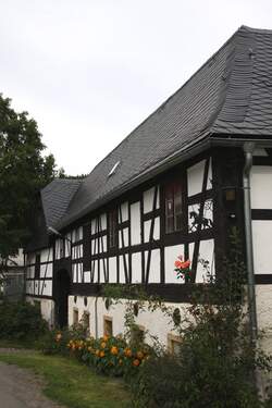 Die Bretm�hle nahe Greiz, heute ein Reiterhof, am 10.09.2008.