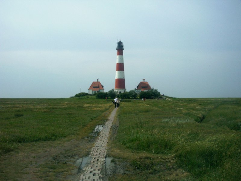 Weg zum Leuchtturm Westerhever, 2003