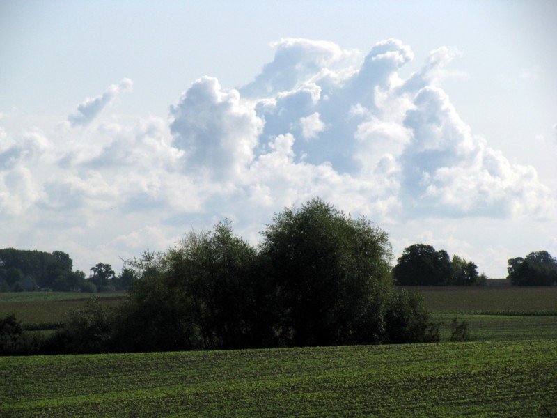 Wetterbild aus dem Winkel Strohkirchen - Jeese - Hanshagen, 18.09.2008