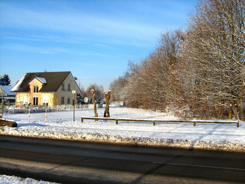 Winter im ehemaligen Grenzstreifen zwischen Spandau und Falkensee, Januar 2009