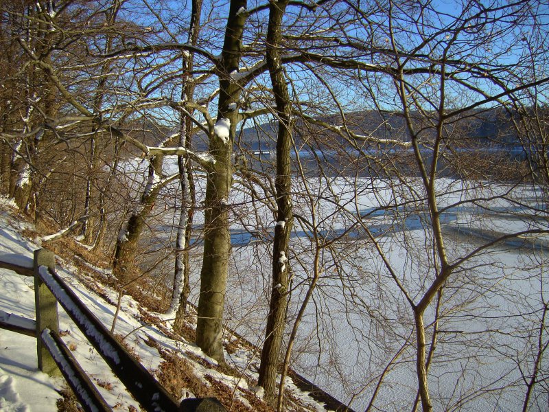 Winterlandschaft am Mhnesee im Januar 2009