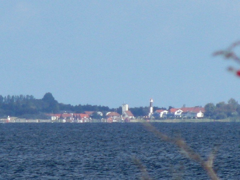 Wohlenberger Wiek, Blick zur Insel Poel mit der Ortschaft Timmendorf 29.09.2008