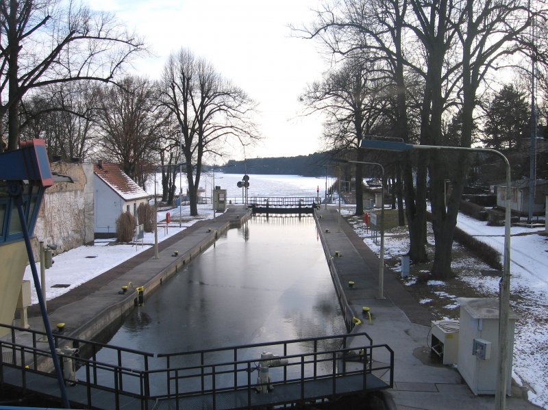 Woltersdorfer Schleuse im Winter 2006/2007 Landschaftsfotos.eu