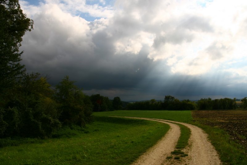 Zum Unwetter nur links halten.