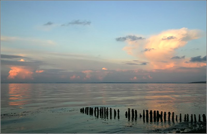 Zwei Gewitterwolken ber Schweden. 21.8.2006 (Matthias)